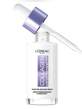 $8 When Bundled - L'Oréal Paris Collagen Moisture Bounce Serum, 1 OZ